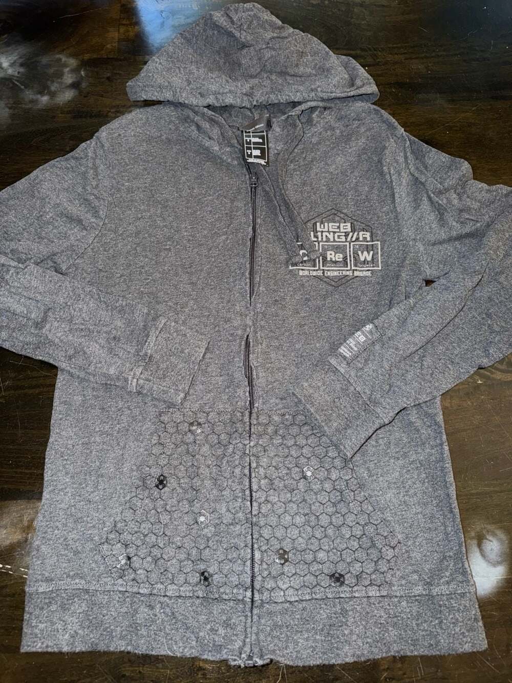 Disney Parks DCA Spider Man Wed Slinger Hoodie size small